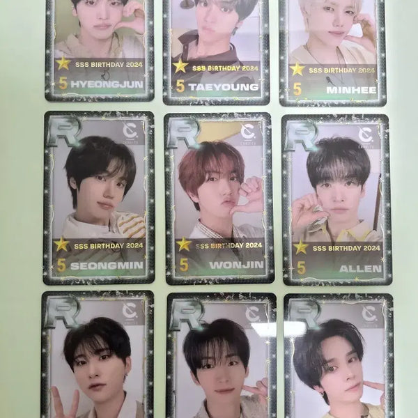 [BUNJANG] CRAVITY SSS BIRTHDAY 2024 Limited Photocard Set / 크래비티 CRAVITY SSS(슈퍼스타 스타쉽) BIRTHDAY 2024  한정 포카