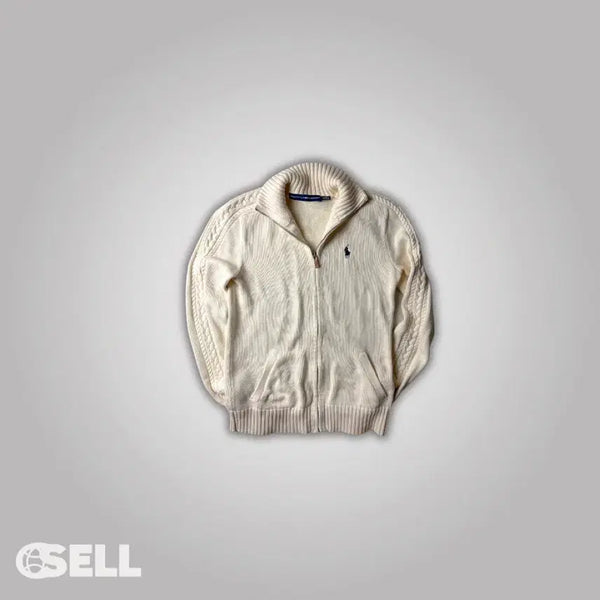 [BUNJANG] Polo Ralph Lauren White Zip-Up Jacket / 폴로 화이트 집업