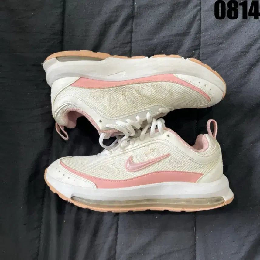 [BUNJANG] Nike Air Max Sneakers White Pink 235mm / 나이키 에어맥스 운동화 화이트 핑크 235
