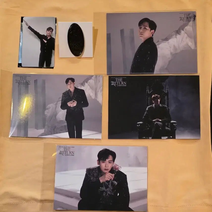 [BUNJANG] 2PM Nichkhun The Return of the King Tokyo Dome Lucky Draw Photocard & Medal Badge Set / 2pm닉쿤 도쿄돔더리턴 트레카 현장포카 메달뱃지