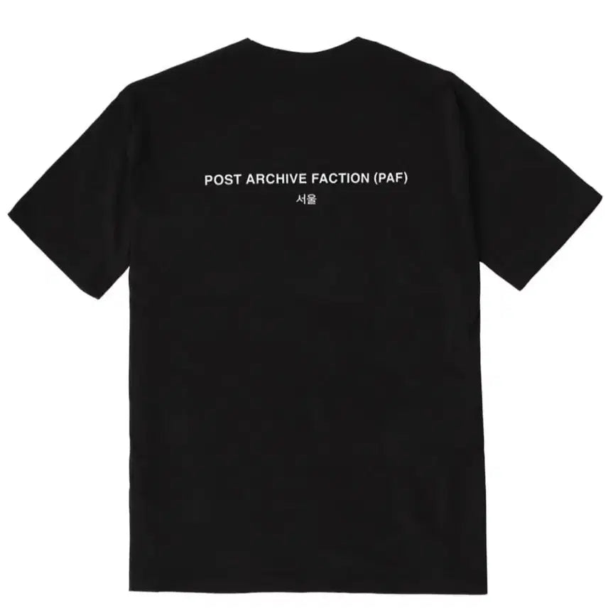 [BUNJANG] POST ARCHIVE FACTION (PAF) Seoul Short Sleeve T-Shirt - Large / POST ARCHIVE FACTION (PAF) 서울 반팔 티셔츠 L