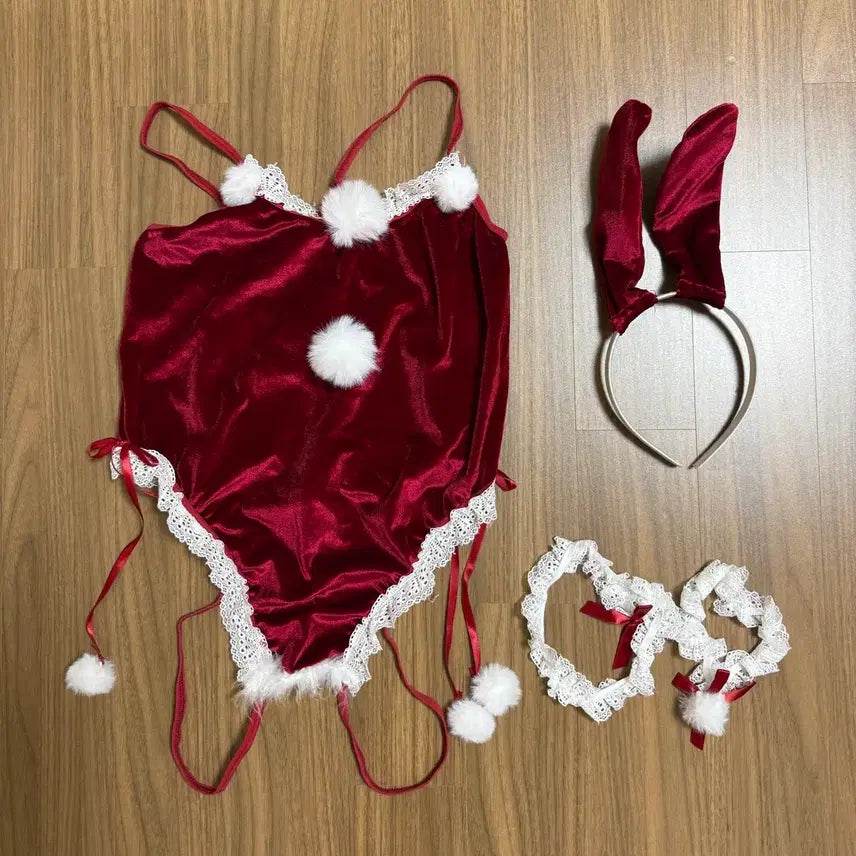 [BUNJANG] Santa Costume Set (Free Size) / 산타 코스튬 세트(사이즈 free)