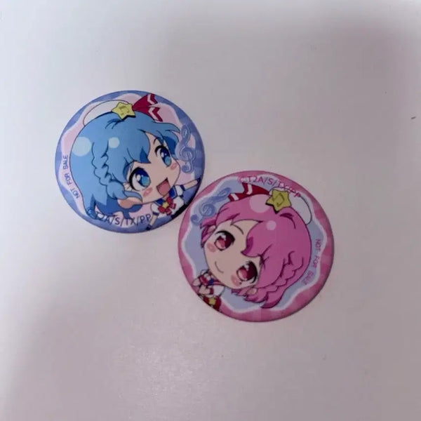 [BUNJANG] PriPara Dorothy & Leona Mini Can Badges / 프리파라 도로시 레오나 미니 캔뱃지 판매