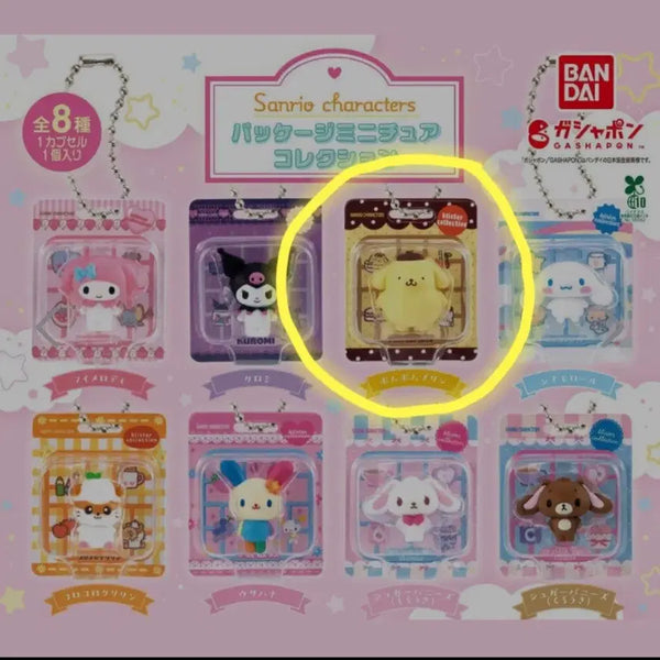 [BUNJANG] Sanrio Pompompurin Package Miniatures / 산리오 패키지 폼폼푸린