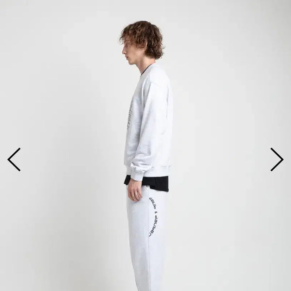 [BUNJANG] Daub Unisex Jersey Setup Pants Mélange / [daub] 유니 저지 셋업 팬츠 멜란지