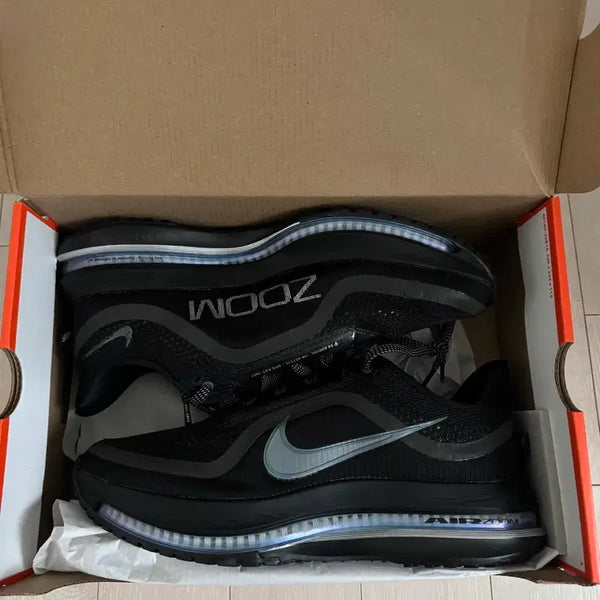 [BUNJANG] Nike Pegasus Premium Black Metallic Silver Running Shoes / NIKE 나이키 페가수스 프리미엄
