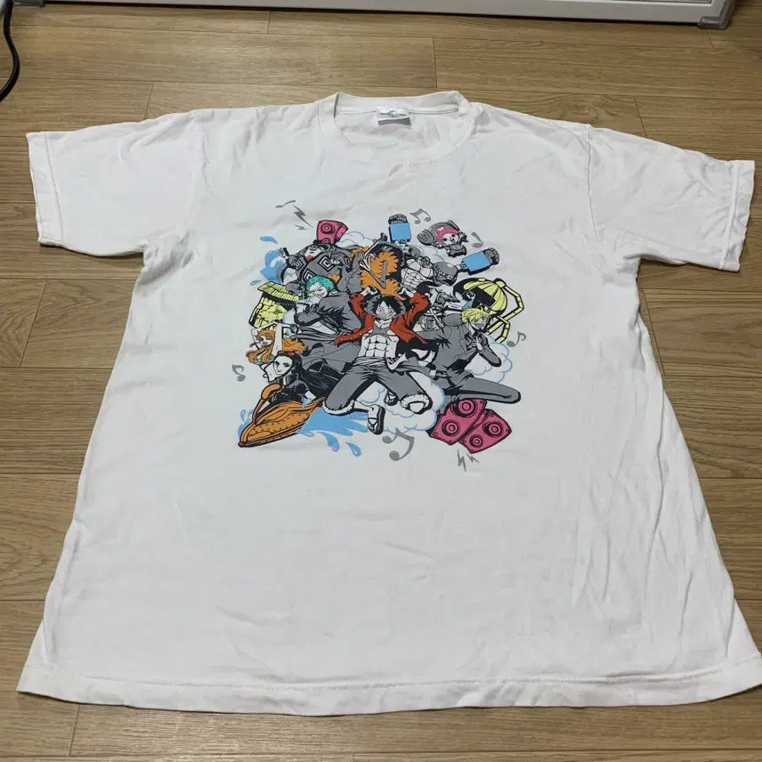 [BUNJANG] Universal Studios Japan x ONE PIECE Tour Tee Short Sleeve T-Shirt / L)유니버셜 스튜디오 재팬(USJ) x 원피스 투어티 스타일 반팔 티셔츠