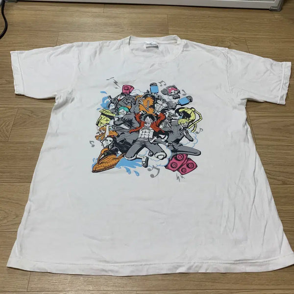 [BUNJANG] Universal Studios Japan x ONE PIECE Tour Tee Short Sleeve T-Shirt / L)유니버셜 스튜디오 재팬(USJ) x 원피스 투어티 스타일 반팔 티셔츠