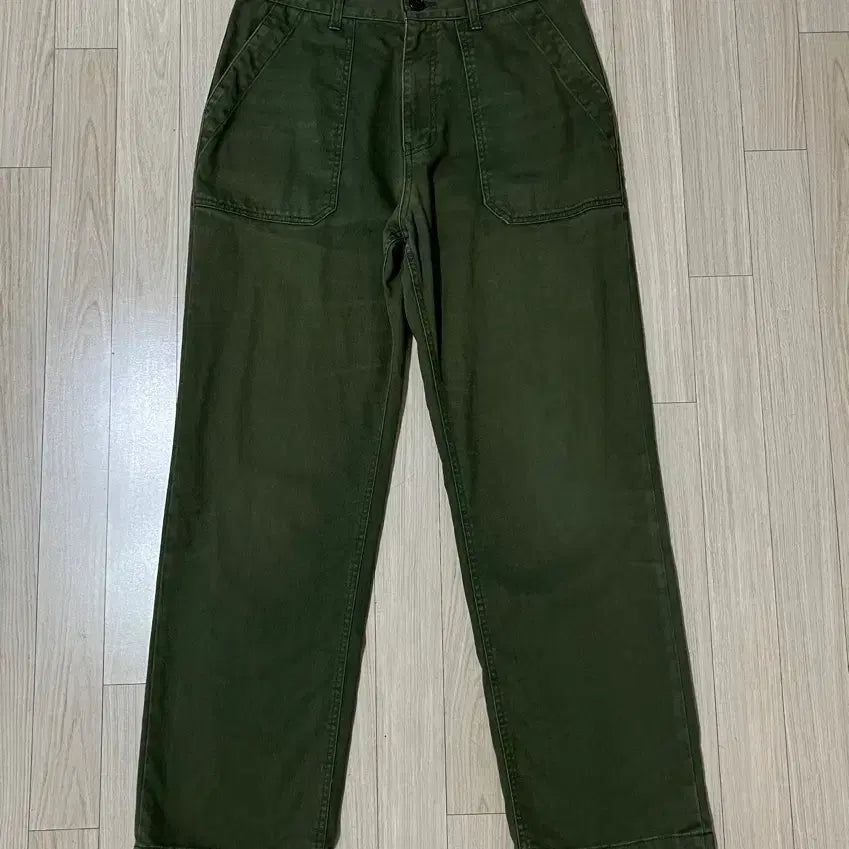 [BUNJANG] Uniform Bridge Cotton Fatigue Pants - Pigment Khaki, Size 32 / 유니폼브릿지 퍼티그 팬츠