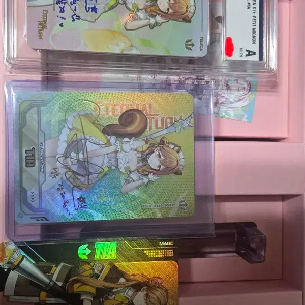 [BUNJANG] Eternal Return Teleca Tia Jeong Hyewon Voice Actor Autographed Card / 이터널리턴 TELECA 띠아 정혜원 성우 친필 싸인카드 팝니다
