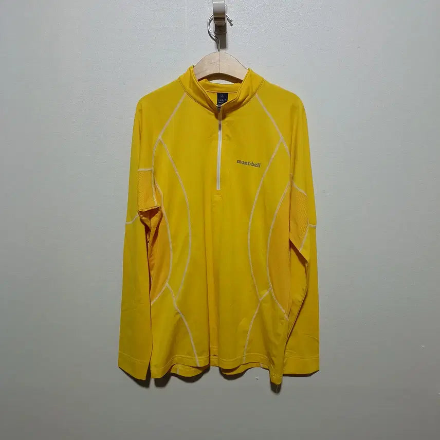 [BUNJANG] Montbell Men's Long Sleeve T-Shirt Size 100 / 몽벨 남성 긴팔 티셔츠 100 (26A2050)