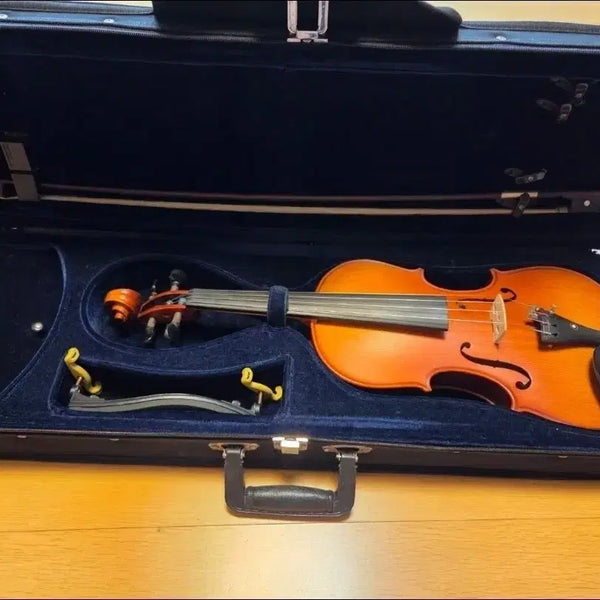 [BUNJANG] Handmade 4/4 Size Violin Full Set / 국내 수제 바이올린 풀세트 4/4 사이즈. 수공자개.흑단사용. 입문용. 59.