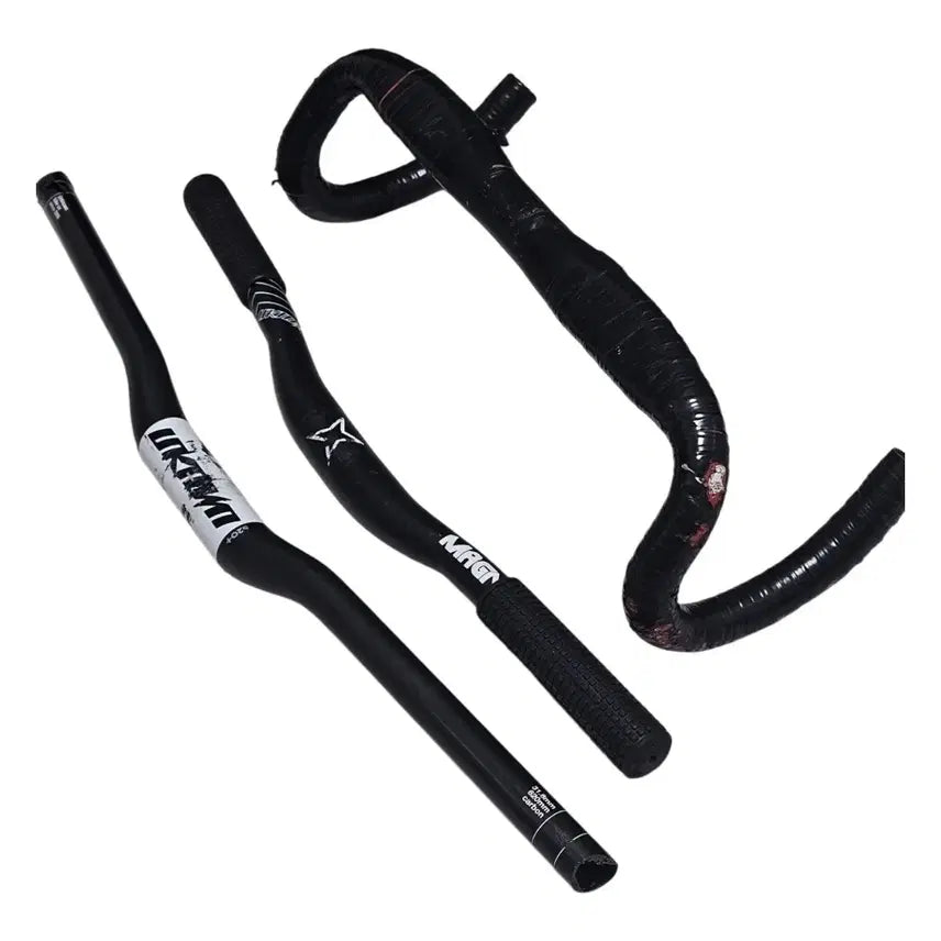 [BUNJANG] Unknown Carbon Riser Bar 62cm & 52cm, Aluminum Drop Bar 42cm / 자전거 핸들바 판매 / 교신