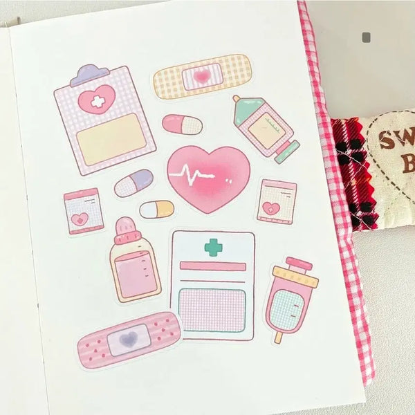 [BUNJANG] Larahouse Love's Healing Kiss Cut Sticker (Mojo Paper) / 띵) 라라하우스 사랑의 치유 모조지 키스컷