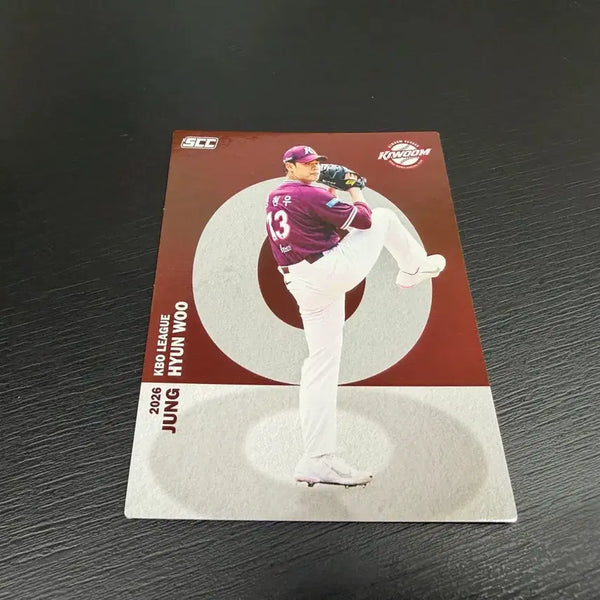 [BUNJANG] SCC KBO Baseball Kiwoom Heroes Jung Hyun-woo Alphabet Card / SCC KBO 프로야구 알파벳 키움히어로즈 정현우