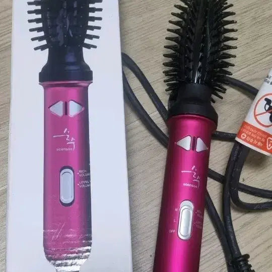 [BUNJANG] Soonsoo The Salon V Hair Roller Pink / 미사용)순수 더 살롱 V헤어롤기 핑크