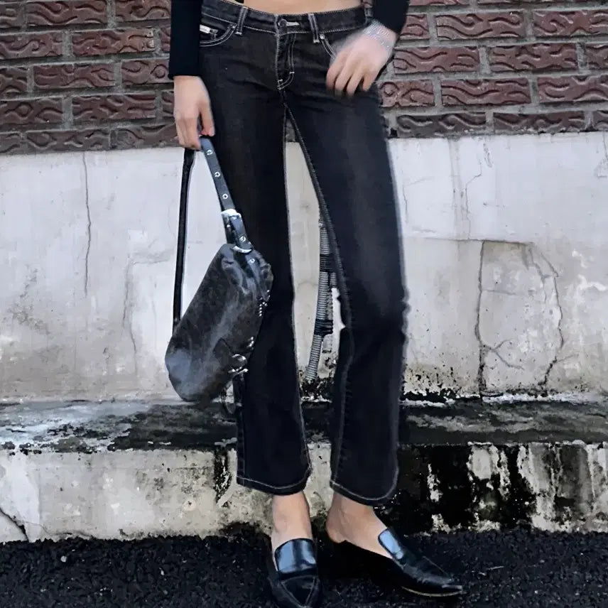 [BUNJANG] Calvin Klein Jeans Low Rise Denim Bootcut Pants W27 / Calvin klein 캘빈클라인 진 로우라이즈 데님 부츠컷 팬츠