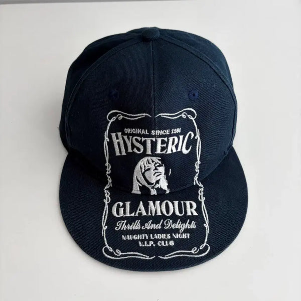 [BUNJANG] Hysteric Glamour Navy Haerin Hat / 히스테릭 글래머 네이비 해린 모자