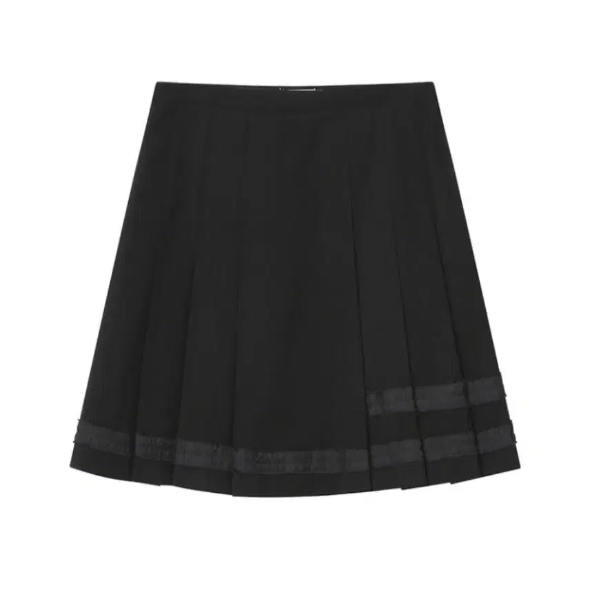 [BUNJANG] Miseki Seoul Trimmed Midi Skirt Black / 미세키서울 Trimmed midi skirt BLACK
