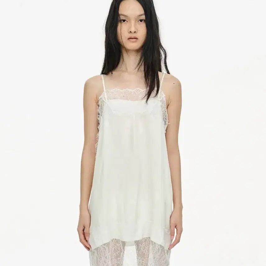 [BUNJANG] SERIC Lace Slip Dress Ivory / 세릭 lace slip dress ivory