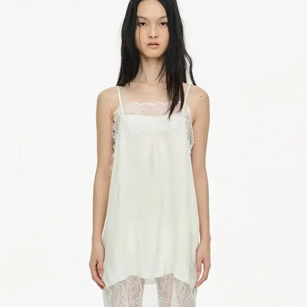 [BUNJANG] SERIC Lace Slip Dress Ivory / 세릭 lace slip dress ivory