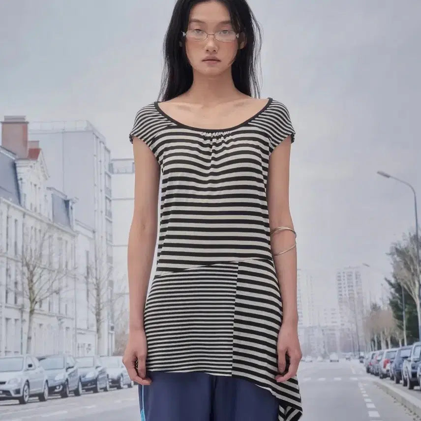 [BUNJANG] Gathered Shirring Dress - Black / 솜속 셔링 원피스 블랙