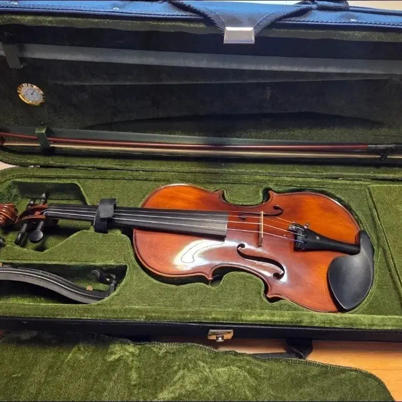 [BUNJANG] Handmade 4/4 Violin Full Set / 수제 4/4 바이올린 풀세트, 조율완료(케이스, 활, 어깨받침 포함) 22.