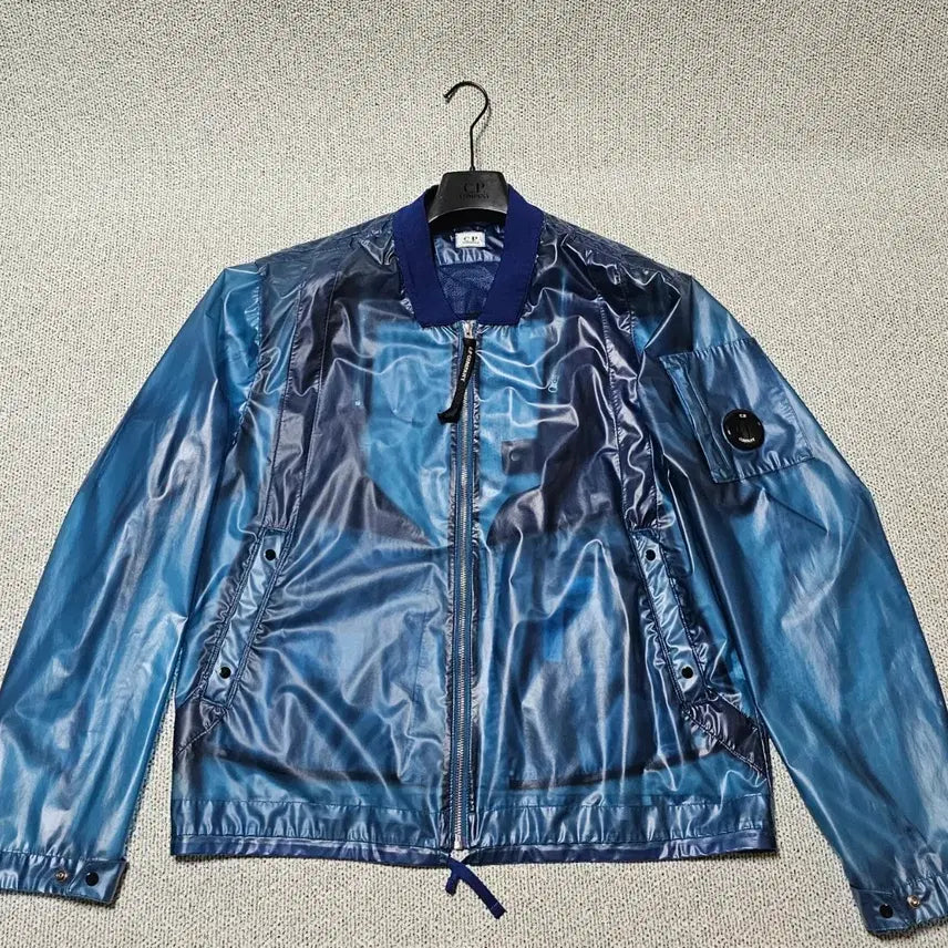[BUNJANG] C.P. Company Fium Blue Shell Bomber Jacket / [50 사이즈] C.P컴퍼니 피움 블루 쉘 봄버 바람막이 자켓