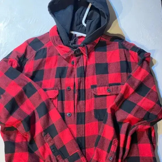 [BUNJANG] H&M Checkered Hoodie Zip-Up L / H&M 체크 후드집업 L