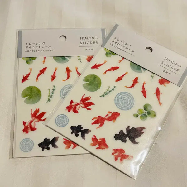 [BUNJANG] Goldfish Tracing Paper Memo Pad / 금붕어(트레이싱종이재질)
