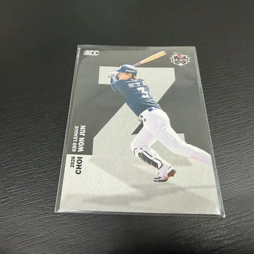 [BUNJANG] SCC KBO Baseball Alphabet KT Wiz Choi Won-jun Card / SCC KBO 프로야구 알파벳 KT위즈 최원준