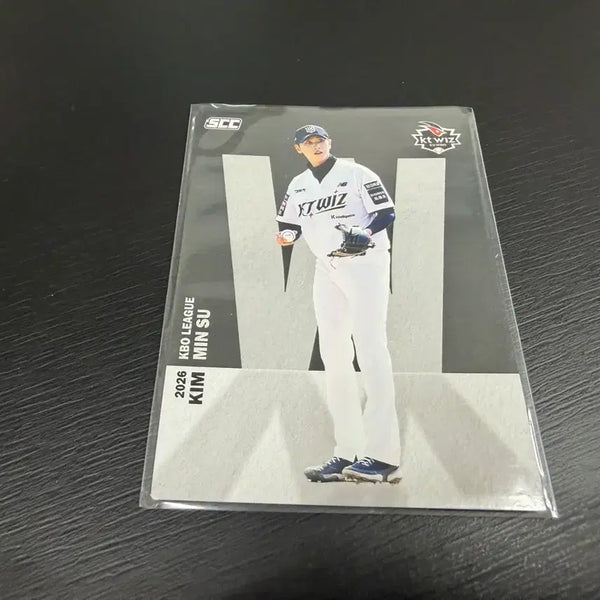 [BUNJANG] SCC KBO Baseball KT Wiz Kim Min Soo Alphabet Card / SCC KBO 프로야구 알파벳 KT위즈 김민수