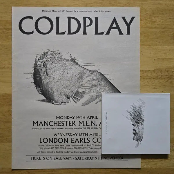 [BUNJANG] Coldplay In My Place CD Single / CD 음반 Coldplay 콜드플레이- In My Place