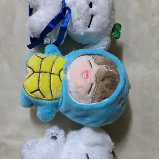 [BUNJANG] INFINITE Nam Woo Hyun 'MyungMyungHyun' 'HyunKkomi' 'MallangKongHyun' Doll Bundle Set / 인피니트 남우현 인형 먕먕횬 횬꼬미 말랑콩횬이 일괄