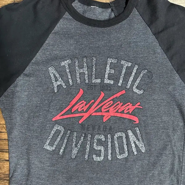 [BUNJANG] A.M.S. Athletic Raglan Short Sleeve T-Shirt M / A.M.S 라스베가스 애슬레틱 라글란 반팔 M