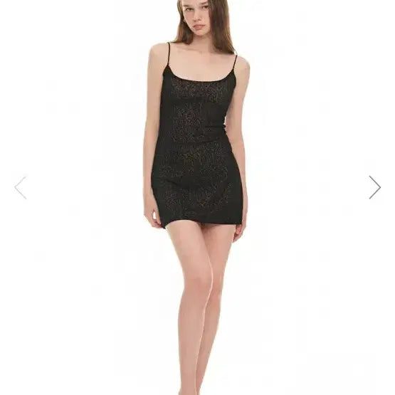 [BUNJANG] Too Much Tax Spaghetti Lace Mini Dress Black M / 새상품) 투머치택스 스파게티 레이스 미니 드레스 블랙 M