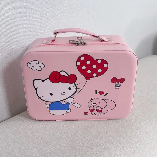 [BUNJANG] Hello Kitty Cosmetic Pouch Makeup Box Pink / 키티 화장품 파우치 핑크 키티 메이크업 박스