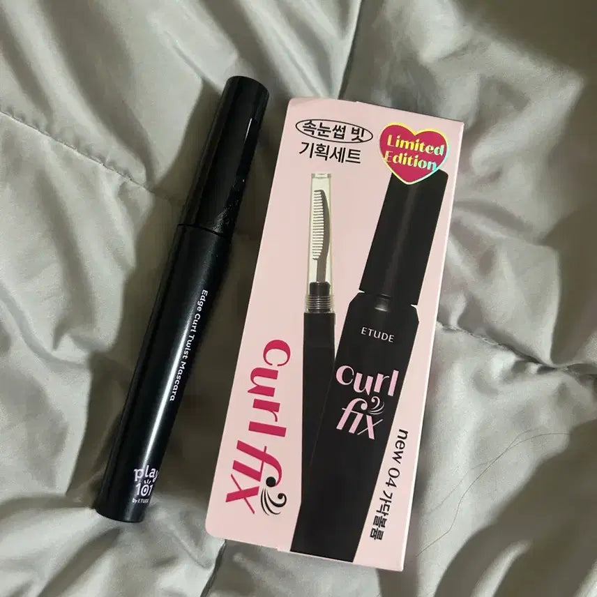 [BUNJANG] ETUDE Curl Fix Volume Mascara Limited Edition Set / 새상품) 에뛰드 컬픽스 04가닥 볼륨 마스카라 기획세트