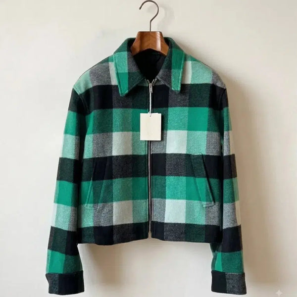 [BUNJANG] RECTO 22FW 60S Plaid Wool Check Jacket / 22FW 렉토 60S 플레이드 울 체크 자켓 점퍼 크린