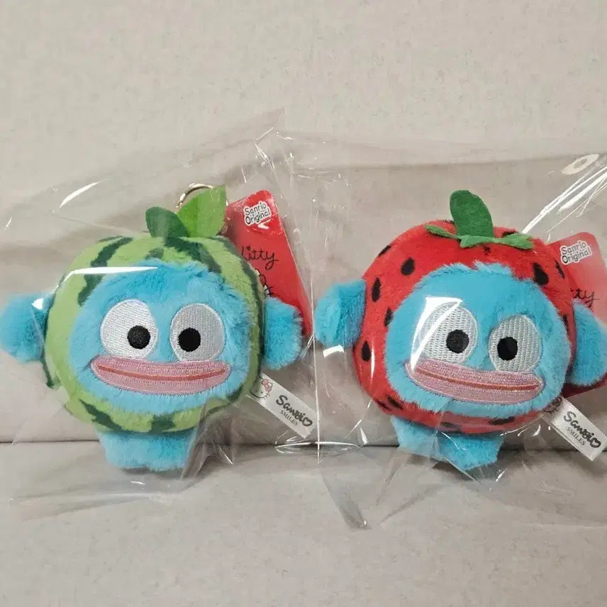 [BUNJANG] Strawberry Hangyo Dong Inhyeong Keychain, Watermelon Hangyo Dong Inhyeong Keychain / 딸기한교동인형키링 수박한교동인형키링