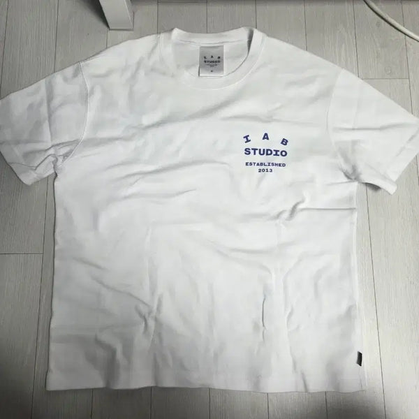 [BUNJANG] IAB STUDIO Short Sleeve T-Shirt White / IAB STUDIO 반팔 티셔츠 화이트