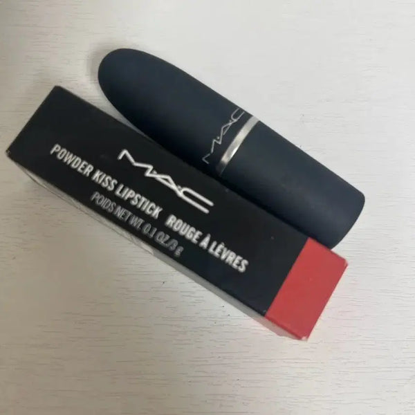 [BUNJANG] MAC Powder Kiss Lipstick Shade 'Sheer Outrage' / 맥 파우더 키스 립스틱 새제품
