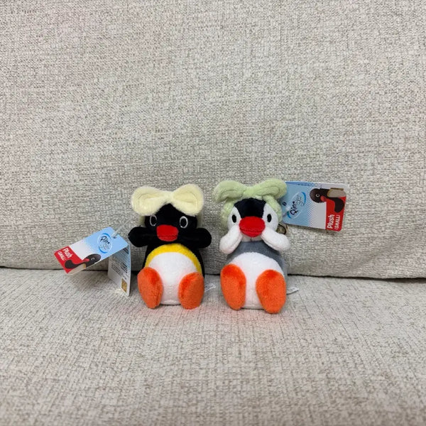[BUNJANG] Pingu Pinguin Hairband Keyring Plush 10cm / 정품 핑구 핑가 헤어밴드 키링 인형 가방고리 10cm