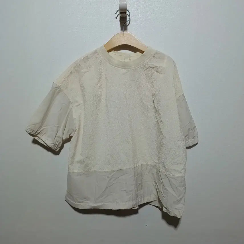[BUNJANG] Bonisparks Women's Oversized Short Sleeve Shirt Size 6 / 보니스팍스 여성 오버핏 반팔 셔츠 6 (26A2067)