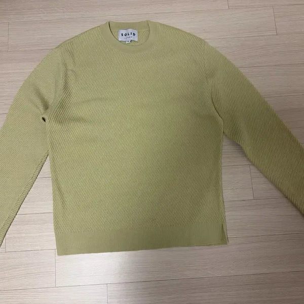[BUNJANG] Solid Homme Lime Knit / 솔리드옴므 니트