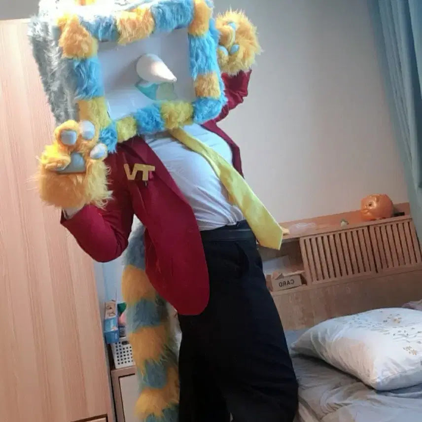 [BUNJANG] Deltarune Spinx Tenna Fursuit Head, Paws, Tail, Feet / 델타룬 스핑크스 테나 퍼슈트 코스프레 팝니다