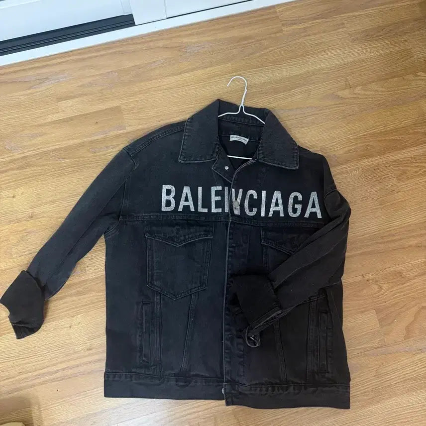[BUNJANG] Balenciaga Black Denim Jacket / 발렌시아가 블랙 데님 자켓