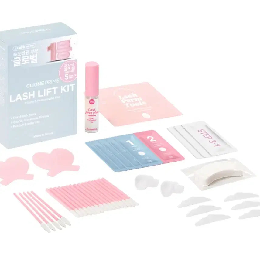 [BUNJANG] Clione Vegan Eyelash Perm Kit (4 Uses) / 클리오네 비건 속눈썹펌 (4회분)