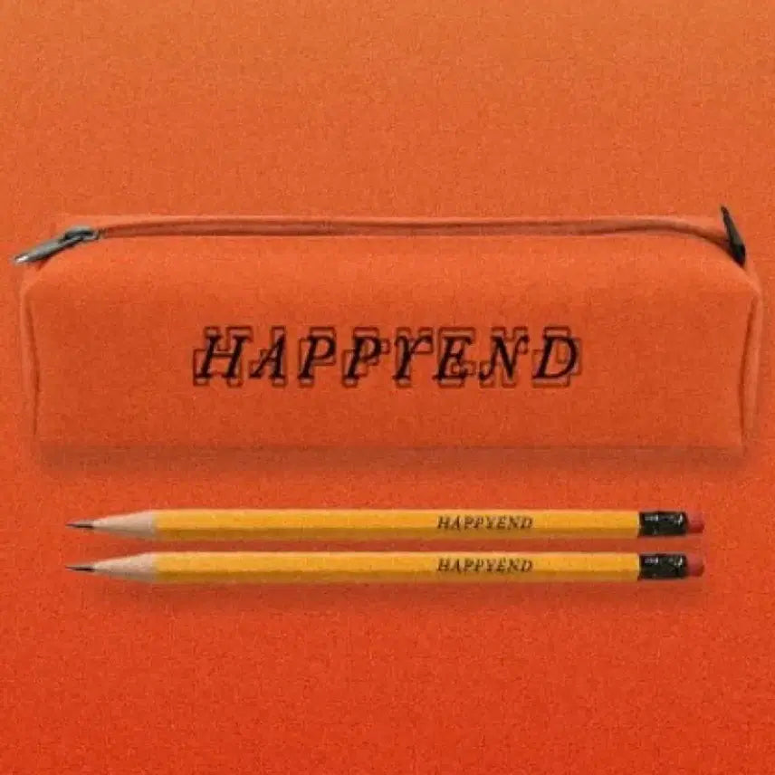 [BUNJANG] Safari Spot Happy End Pencil Case and Pencil Set / 사파리스팟 해피엔드 필통 연필 세트