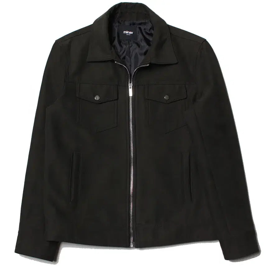 [BUNJANG] Minav Suede Jacket (Size M, Recommended 90-95) / 90-95 미나브 스웨이드재킷 타이트숏 557